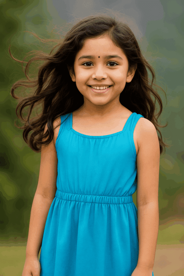 charming turquoise frock