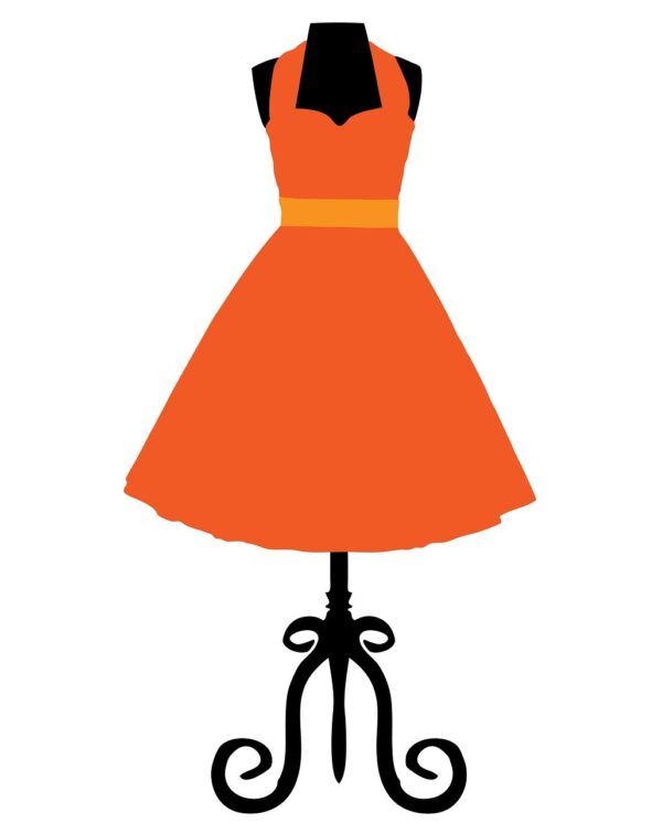turquoise sleeveless frock - Image 4